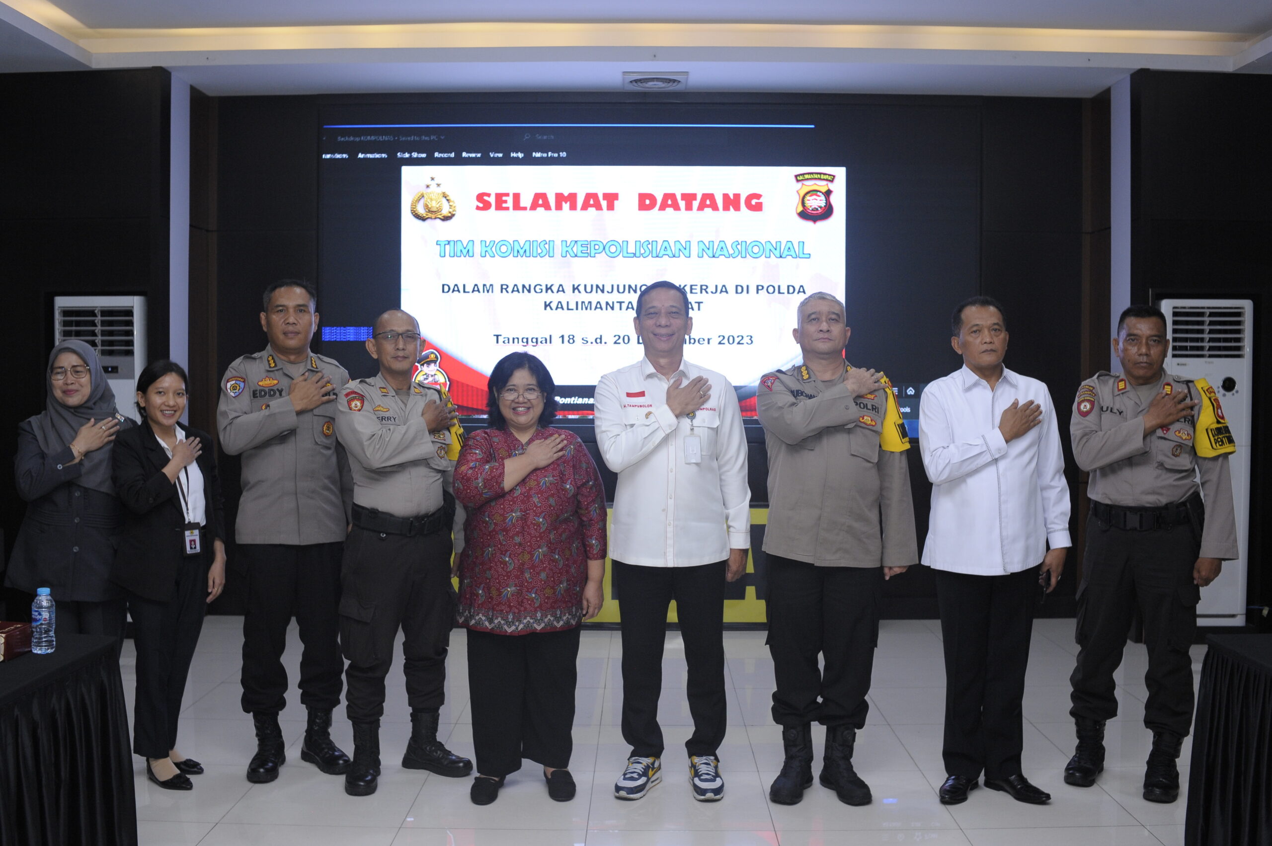 Sambangi Polda Kalimantan Barat Untuk Perkuat Sinergitas Polri dan Kompolnas